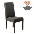 thumbnail image 2 of Dining Chair Slipcovers 4 Pack, Fit Stretch Removable Washable Short Dining Chair Protector Cover for Dining Room, Hotel, Ceremony, Banquet Wedding Party, 2 of 9