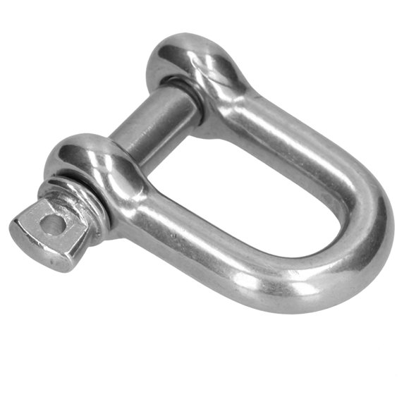 Ensemble de Manchons en D en Acier Inoxydable 304 Premium - Connecteurs d'Ancrage de Qualité Marine M8 (Lot de 10)