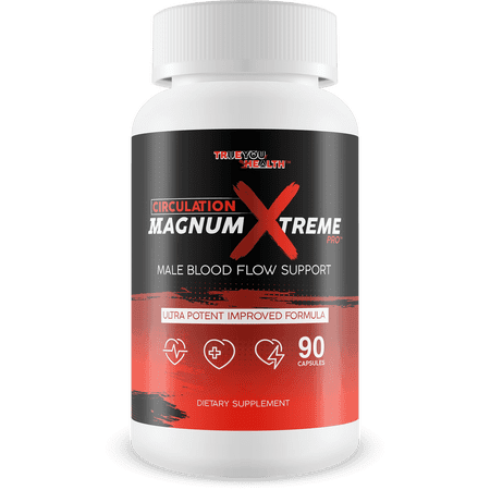 Circulation Magnum Xtreme Pro - Improved Formula - Our Best Advanced Blood Flow Circulation Supplements for Men - Our Best Blood Flow Max Magnum Extreme Pill - Healthy Blood Flow Support Supplement