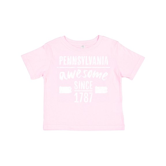 Inktastic Pennsylvania Awesome Since 1787 Boys or Girls Toddler T-Shirt