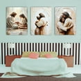 thumbnail image 3 of 3 Pcs Christian Wall Art Jesus Decor Christ Religion Canvas Wall Decor Jesus Art Pictures Posters Prints Religious Paintings Room Decor for Church Prayer Room Christian Schools Hospitals 12'' x 16'', 3 of 5