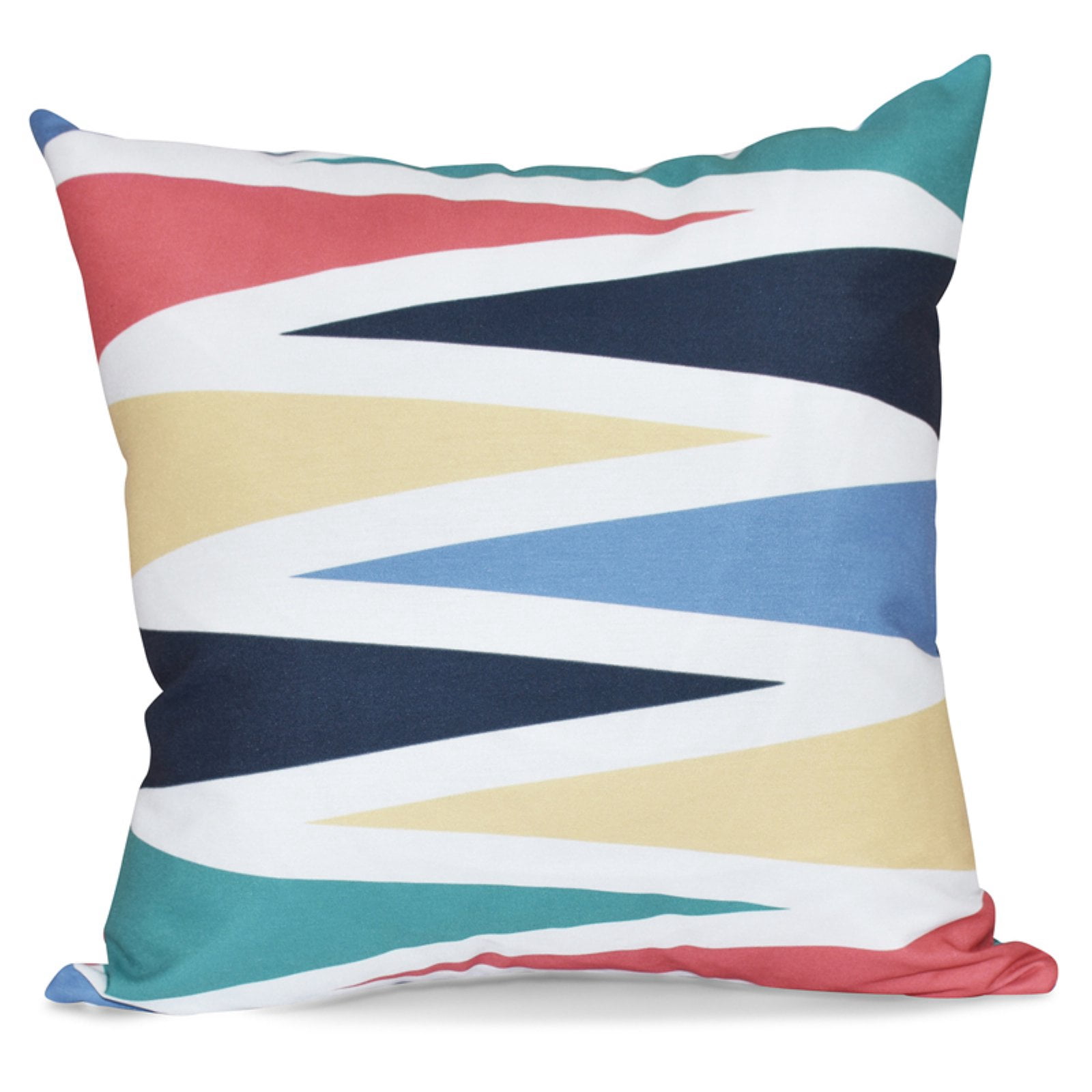 Simply Daisy 16" x 16" Backgammon Geometric Print Pillow