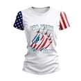 thumbnail image 2 of Fabrcox 1776-2026 250 Anniversary USA T Shirt Flag Print 4th of July Tops for Women Independence Day Celebration Freedom Patriotic Shirts for Women Funny, 2 of 5