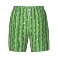 thumbnail image 4 of Lsque Mens Swim Trunks Cactus Pattern - Bathing Suit Compression Liner - Beach Swim Shorts Swimwear - (S-3XL) - Stretch Quick Dry -Medium, 4 of 9