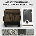 thumbnail image 6 of 36" Expandable Foldable Suitcase Bag Large Collapsible Rolling Luggage Bag for Storage, Moving & Abroad Travel, Chocolate, JM, 6 of 12