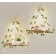 thumbnail image 1 of Estantes colgantes Mkono Artificial Ivy Macramé con luces, juego de 2, 1 of 7