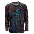 thumbnail image 4 of Maillot de ciclismo de descenso para hombre, manga larga, que absorbe la humedad, camiseta de carreras de bicicleta de montaña, 4 of 5