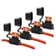 thumbnail image 1 of 4 Uds. Portafusibles en línea portafusibles de repuesto automotriz con 4 Uds. Fusibles de 40 amperios cable rojo resistente calibre 10 para camiones Hugo Portafusibles en línea, 1 of 7