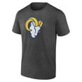 thumbnail image 2 of Men's Fanatics Heather Charcoal Los Angeles Rams Primary Logo T-Shirt, 2 of 3