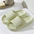 thumbnail image 1 of Zapatillas para mujer, suela plana de verano, antideslizantes, toboganes Unisex, luz interior cálida, Eva, hombres, parejas, zapatos bonitos de dibujos animados para mujer, 1 of 7