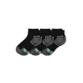 thumbnail image 1 of OTECKA Unisex Performance Quarter Socks with Moisture-Wicking - Cushion Comfort Quarter Socks, Black- 3 Packs, Large-X-Large, 1 of 5