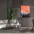 thumbnail image 6 of Epic Graffiti 'Orange Blue Graphite' by Iris Lehnhardt, Canvas Wall Art, 40"x54", 6 of 8