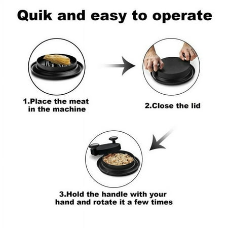 

SHZNSJWDKJ Highly Efficient Machine Better Than Bear Claws Meat Shredder for Pulled Pork Beef Cooked Chicken Vegetable Kitchen Tool Meat Grinders Perfect for Professional and Home Use