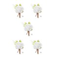 thumbnail image 2 of kurtrusly Durable And Long-lasting Wedding Corsages With Timeless Formal Occasions white 5Set, 2 of 6