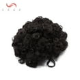 thumbnail image 2 of SEGO Short Afro Curly Puff Ponytail Synthetic Hair Extensions Fluffy Synthetic Drawstring Hair Bun Messy Updo Hairpiece for Women, 2 of 7