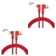 thumbnail image 2 of Sidaley Cable de carga rápida Reemplazo del cable de datos de doble codo para la interfaz micro USB del teléfono móvil Android, rojo, 2 m Type2 NO2, 2 of 6