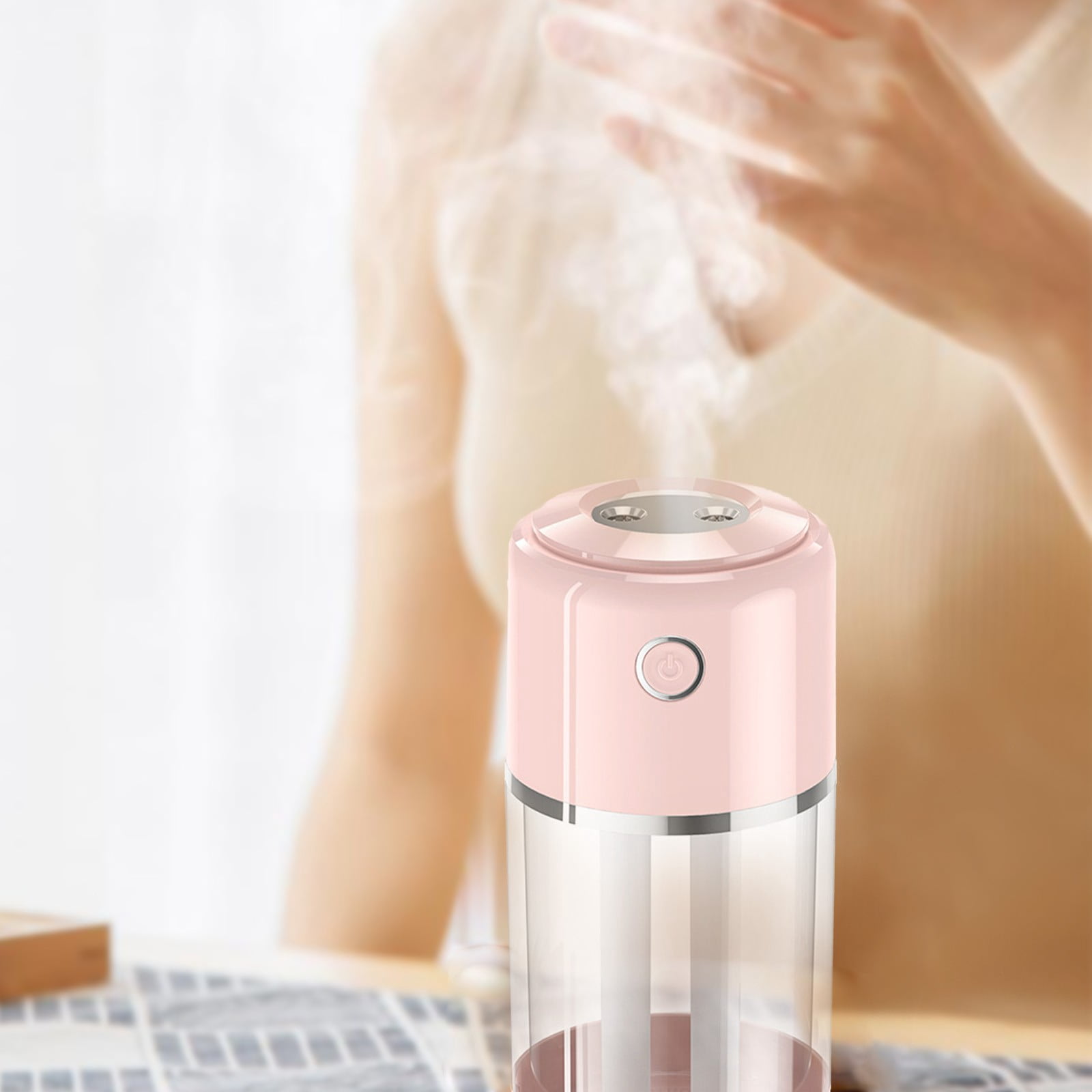 RAPOBRIX Portable Cool Mist Humidifier for Bedroom - Quiet for Home/Baby/Nursery/Plants Up to 6 Hours Auto-Off