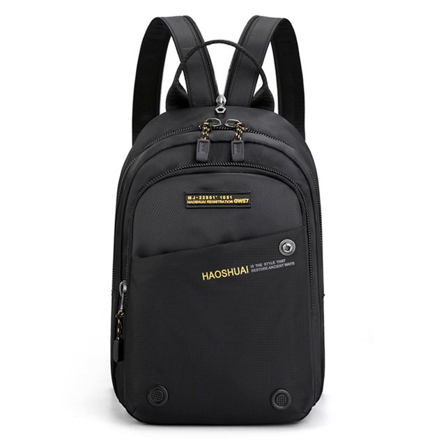 Bolsa de pecho para hombre mochila de nailon ajustable accesorios deportivos al aire libre portátiles seguros