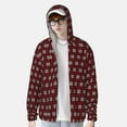 thumbnail image 2 of Gaeub Red Buffalo Plaid Merry Christmas Men's and Women's UPF 50+ Long-Sleeved Sun Protection Clothing, Fishing Shirt Long Sleeve Zip-XX-Large, 2 of 7