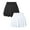 Black,White, variant on Zzjniupiyyds Women's Tennis Skirts 2-in-1 Stretch Casual Sports Mini Skirt, 2 PCS