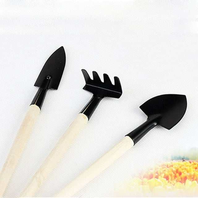 1Set Mini Small Shovel Rake Wood Handle Metal Head Kids Tool Hot Dots Math Multiplication Animal Activities for Toddlers 1-3 Farm Books for Preschoolers Toddler for Refrigerator Building for Kids Ages