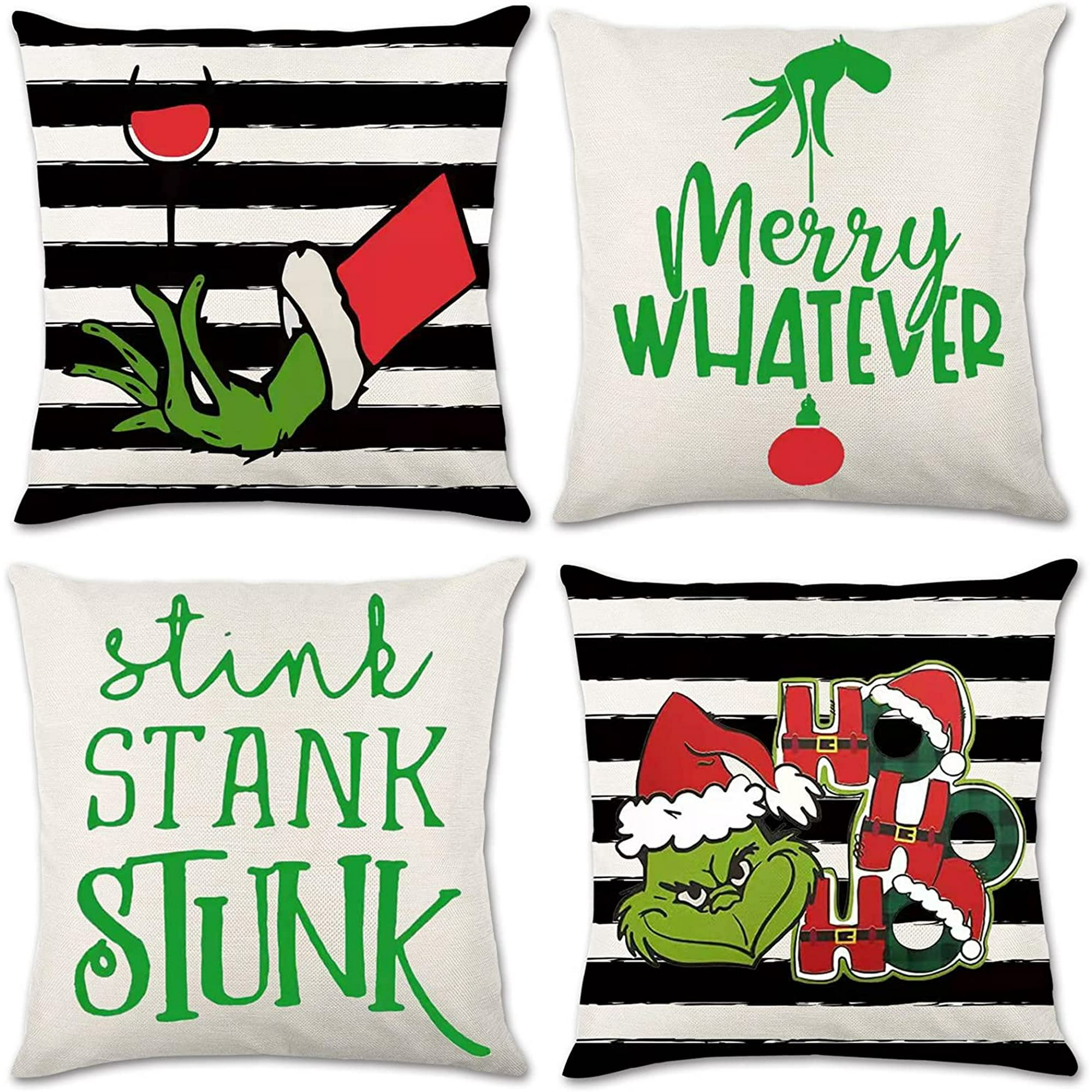 Grinch pillow cover discount