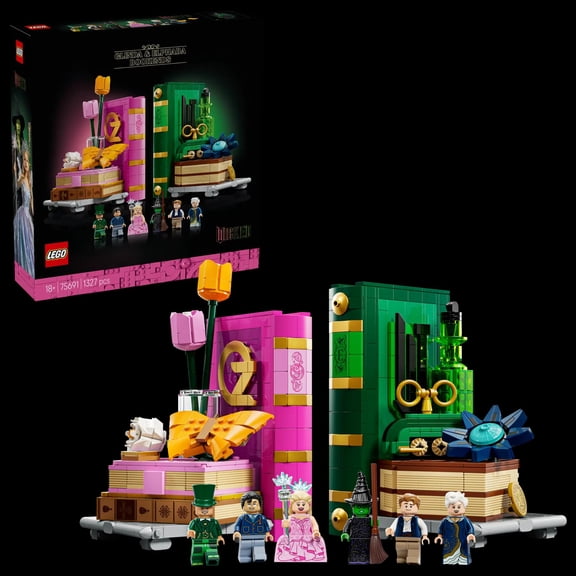 LEGO Wicked Glinda & Elphaba Bookends 75691 1327 pieces 18