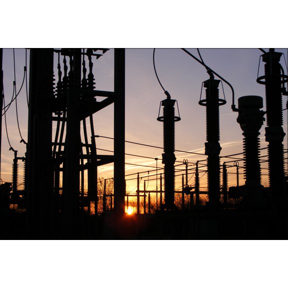 24"x36" Gallery Poster, electrical power substation