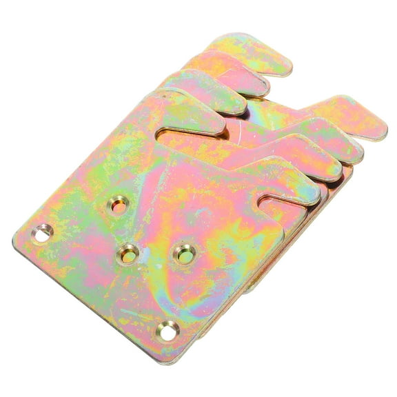 ELAYARD 4Pcs Bed Rail Fitting Plates Universal Headboard and Footboard Attachment Kit