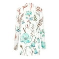thumbnail image 4 of Cardigan pour Filles Cardigan pour Femmes à la Mode à Manches Longues Cardigan Imprimé Floral Veste Haut Cardigans d'Été pour Femmes Léger en Liquidation, 4 of 6