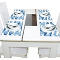 thumbnail image 4 of Rectangular Placemats of 4 Washable Table Mat Suitable for Dining Tables12x18 Inch Blue Watercolor Nautical Seamless Tile, 4 of 8