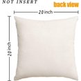 thumbnail image 5 of Spring Summer Decorations Pillows Decorative Throw Pillows 20x20 Yellow and White Throw Pillow Covers for Couch,Hello Sunshine Square Cushion Case for Couch Sunflower Decorations Polyester, 5 of 5