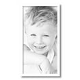 thumbnail image 2 of ArtToFrames 11" x 21" Contemporary White Picture Frame, 11x21 inch White Wood Poster Frame (WOM-4164), 2 of 8