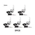 thumbnail image 3 of Xingzhi 5 Pcs Verrou d'Employé Protection Écrou pour Portes 16mm, 3 of 6
