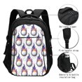 thumbnail image 3 of Disketp Golf balls Mochila de Viaje Estampada para Laptop con Puerto de Carga USB, Mochila Impermeable para Computadora – Regalo para Hombres y Mujeres, 3 of 7