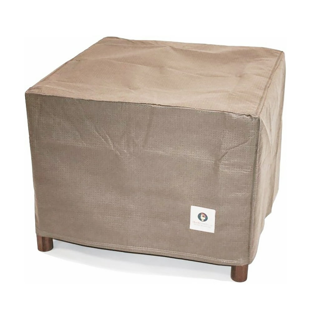 Duck Covers Elite 32 in. Square Patio Ottoman/Side Table Cover