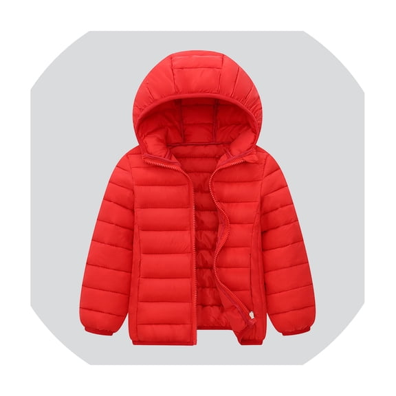Kids Winter Coat,Little Boys Girls Puffer Coat Hooded Jackets with Pockets Lightweight Puffer Jacket for Baby Kids Winter Down Coat Baby Boy Clothes