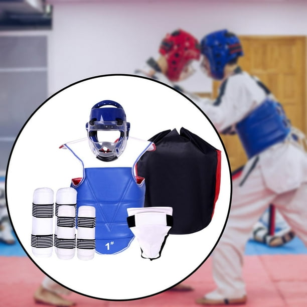 Matériel Entraînement Combat Taekwondo Équipement Karaté Rockible - Casque Gants Protège-Tibias MMA MMA Taekwondo Sanda