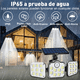 thumbnail image 2 of Lámpara Solar Bloosom  De Pared Exteriores Sensor Luz 138 Led 3 Modos Negro, 2 of 4