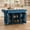 Blue, variant on Christopher Knight Home 63" Mobile Kitchen Island Cart, Marble-Look Top, Multi‑Drawer Cabinet, White
