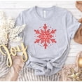 thumbnail image 3 of SNOWFLAKE GLITTER Graphic Plus Short sleeve T-Shirt, 3 of 6