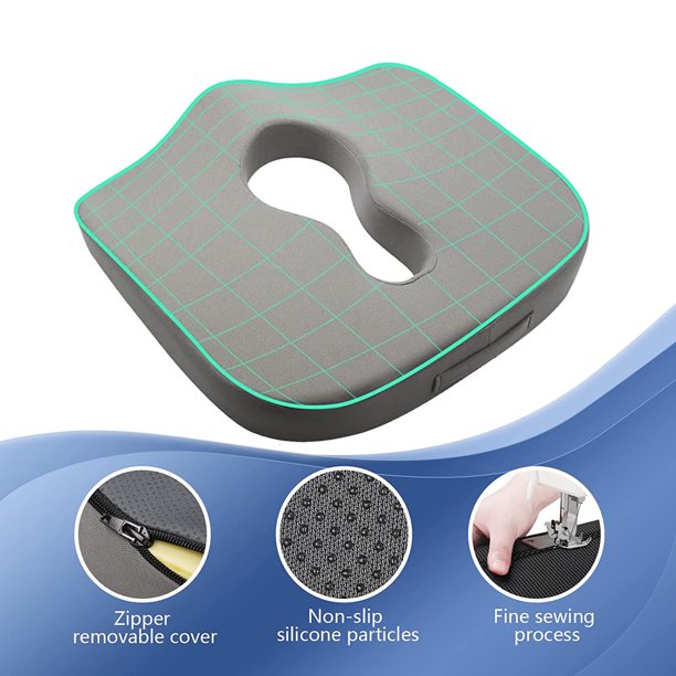 Memory Foam Seat Cushion Wheelchair Breathable Seat, Ergonomic Office