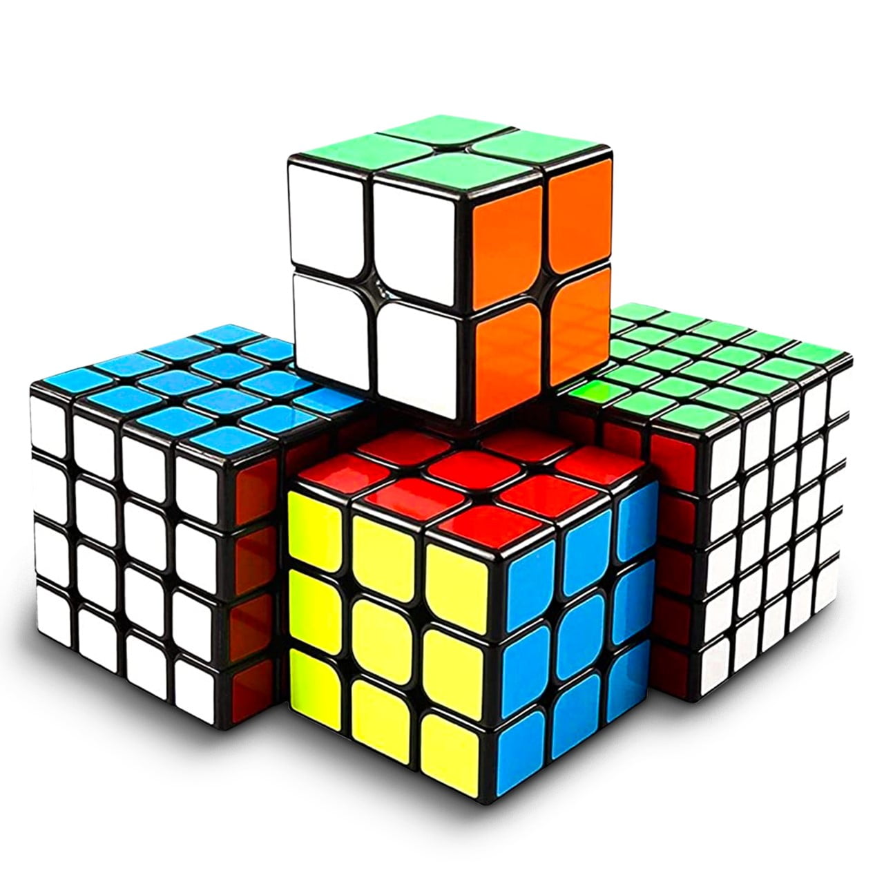 Speed Cube Toy Fun 4x4 Magic Puzzle Game Smooth Brain Twist for "Rubik" Style 