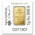 thumbnail image 2 of Pamp Suisse 1" gram Gold Bar, 2 of 4