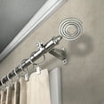 thumbnail image 2 of Akosua 13/16" Bay Window curtain rod 20"-36", 38"-72" - Satin Nickel,(ABay-61-5), 2 of 5