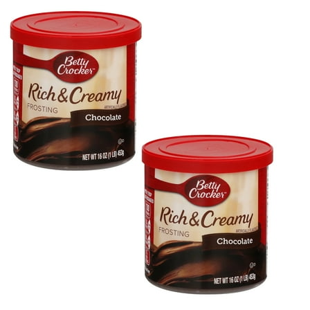 ( 2 Pack ) Betty Crocker Rich & Creamy Chocolate Frosting - 16oz