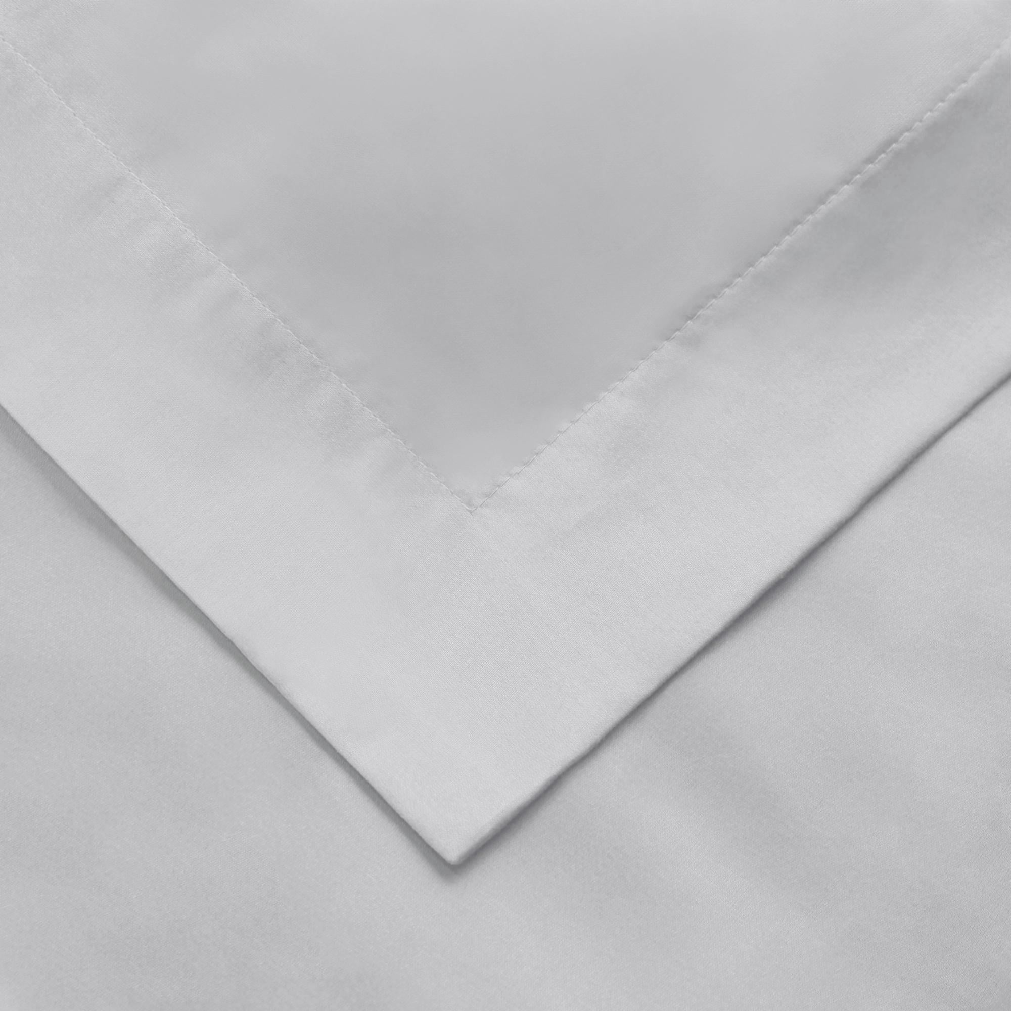 Superior Egyptian Cotton Duvet Cover Set, Full/ Queen, Platinum