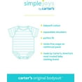 thumbnail image 4 of Simple Joys by Carters Toddler and Baby Girls Short-Sleeve Bodysuit, Pack of 6 Preemie Pink/Yellow, 4 of 5
