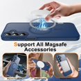 thumbnail image 2 of Funda para teléfono Mangix Samsung Galaxy A16 5G a prueba de golpes, azul marino, 2 of 7
