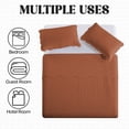 thumbnail image 4 of IR Imperial Rooms 2 Piece Microfiber Quilt Reversible Kids Bedding Soft 1 Bedspread & 1 Pillow Shams Rust Twin, 4 of 12